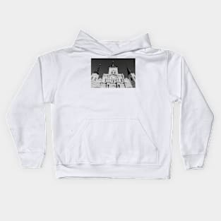 Saint Louis Cathedral Spires B+W Kids Hoodie